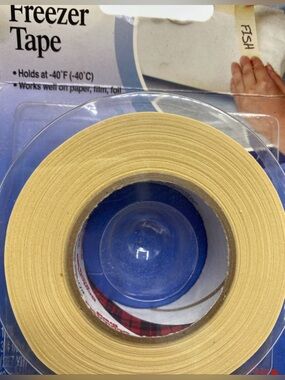 Vintage Scotch Freezer Tape Holds At -40°F Moisture-Resistant Paper 3M